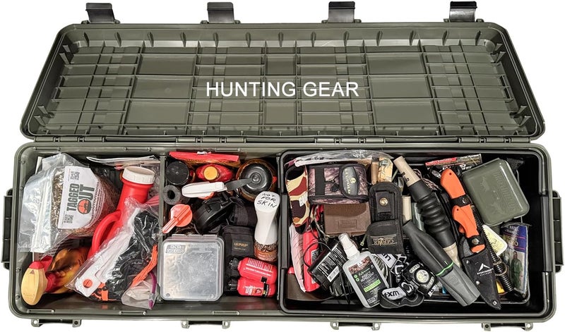 MTM MGC - The Mule Mobile Gear Crate, Storage for Hunting Gear, Shooting Supplies, Outdoor Gear, Camping Accessories, Water-Resistant, Stackable, Holds 75lbs of Gear, USA Made, Army Green - Image 5